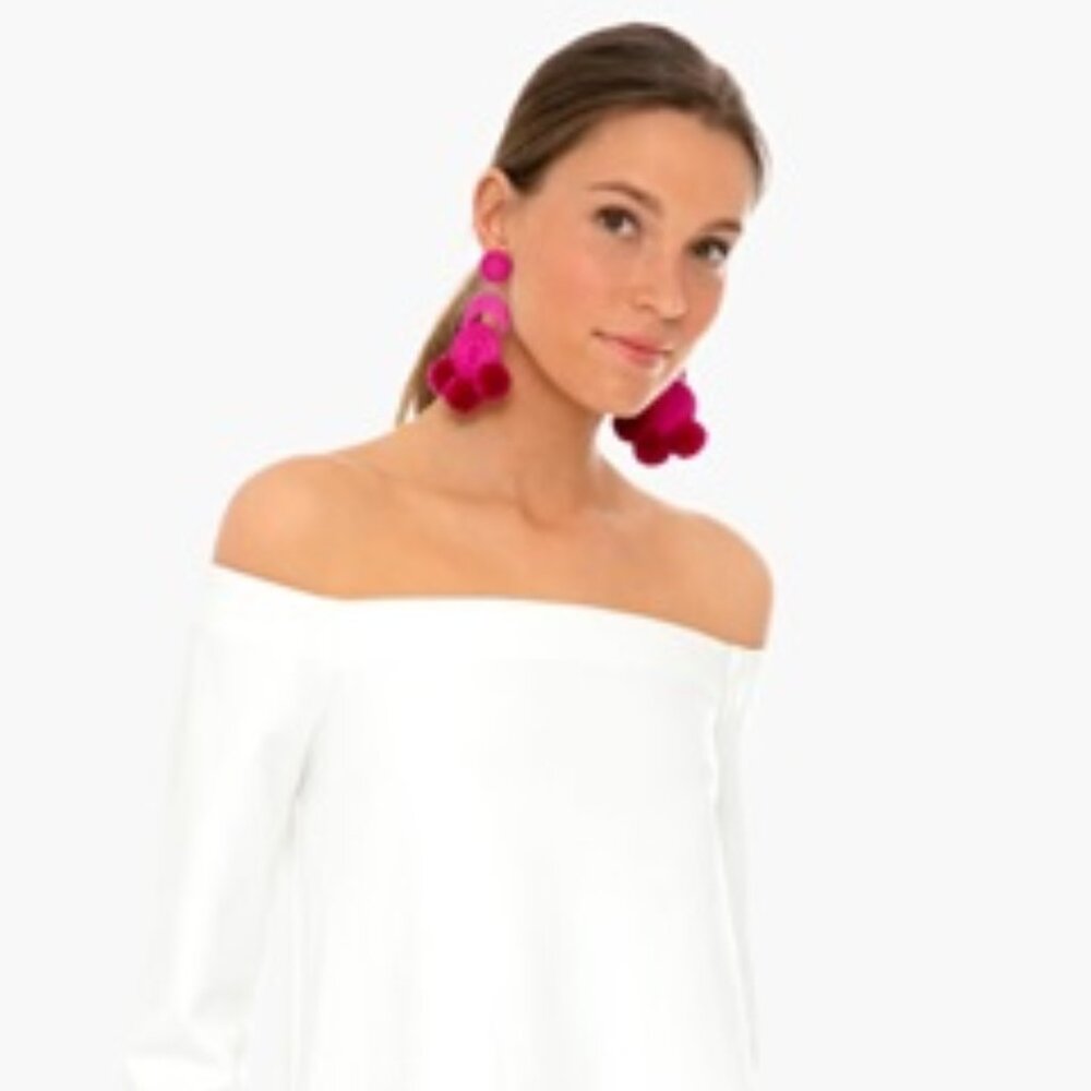 Tuckernuck White Off-Shoulder Top